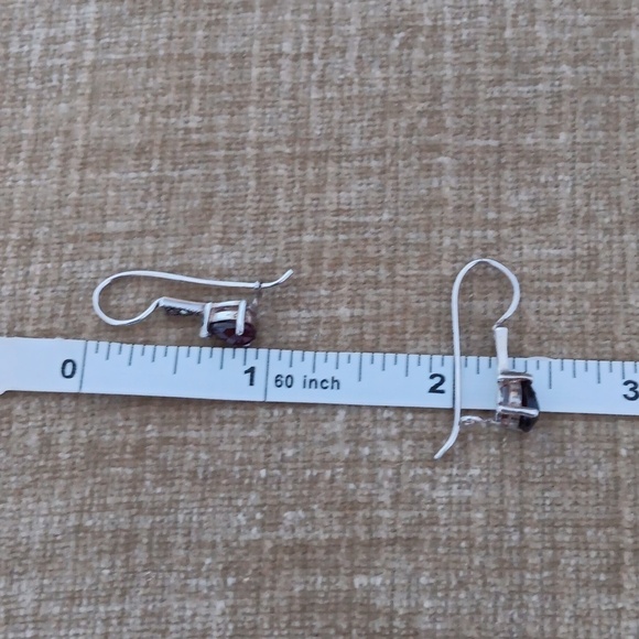 Silver Hook Style Earrings - Picture 3 of 9